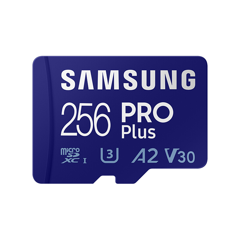 SAMSUNG 三星 256GB TF存储卡PRO U3 A2 V30 兼容行车记录仪无人机运动相机 169元