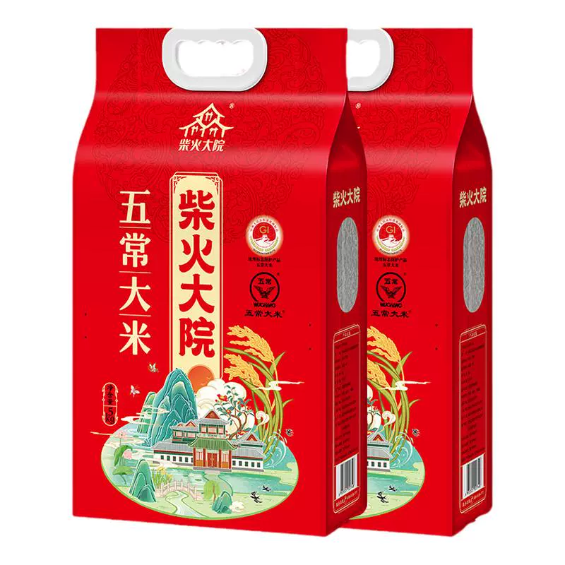 柴火大院 五常大米 5kg*2袋 优质一等 ￥102.9