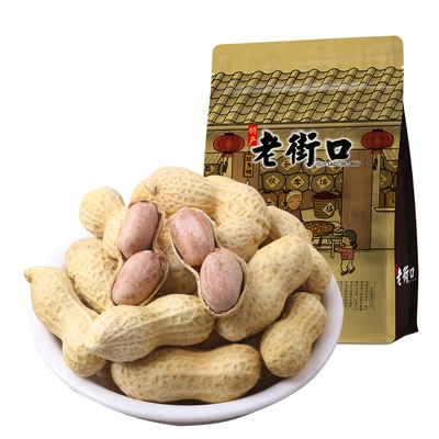 老街口 奶香/蒜香花生 400g*3袋 19.9元