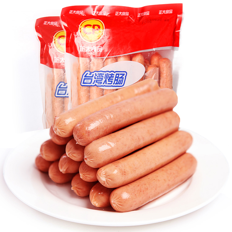 正大食品 台湾烤肠 500g 13.11元（需买3件，需用券）