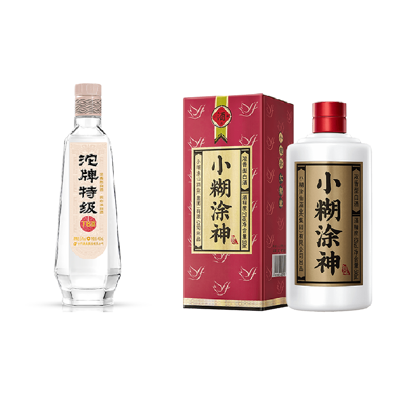 沱牌 白酒T6850度480mlx1瓶浓香型+小糊涂仙小糊涂神52度500ml ￥99.75