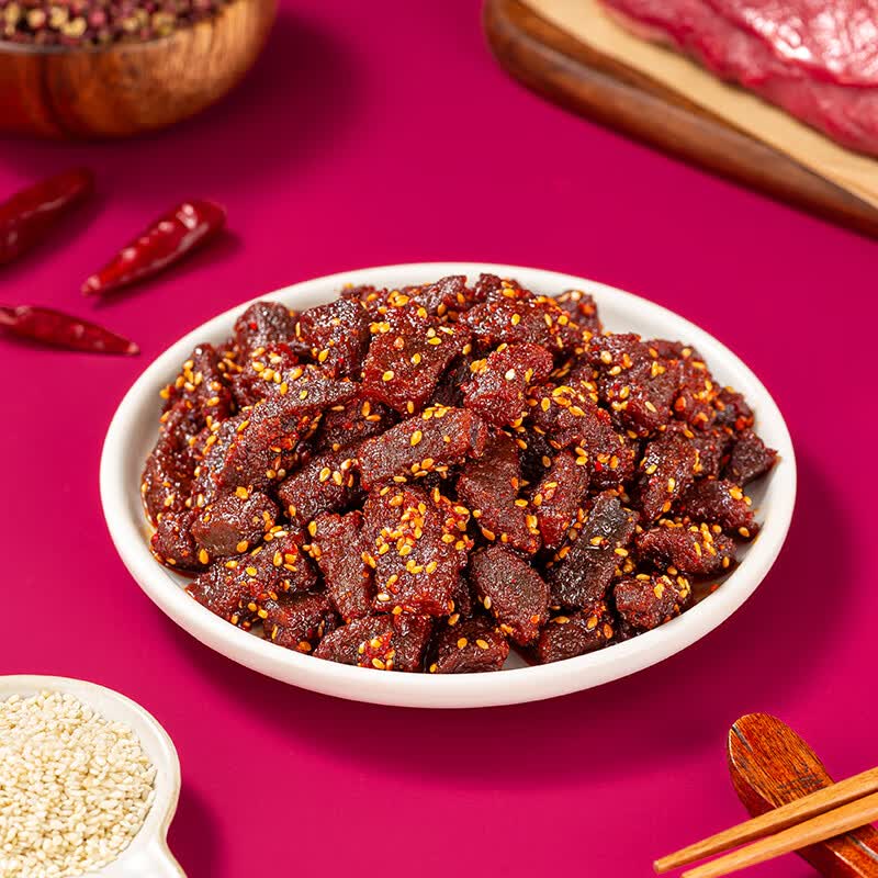 张飞 麻辣牛肉干 500g 独立小包装 四川阆中特产 29.44元
