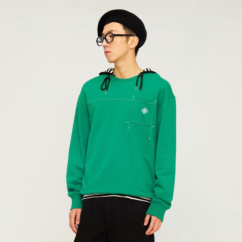 gxgjeans gxg.jeans 男士套头卫衣 I款-绿色 JE1310051L M (170) 59元(需用券)