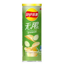 Lay's 乐事 无限 薯片 翡翠黄瓜味 104g 5.62元