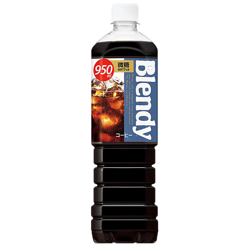 概率券、plus会员：三得利（Suntory）日本进口agf blendy布兰迪液体咖啡 微甜950
