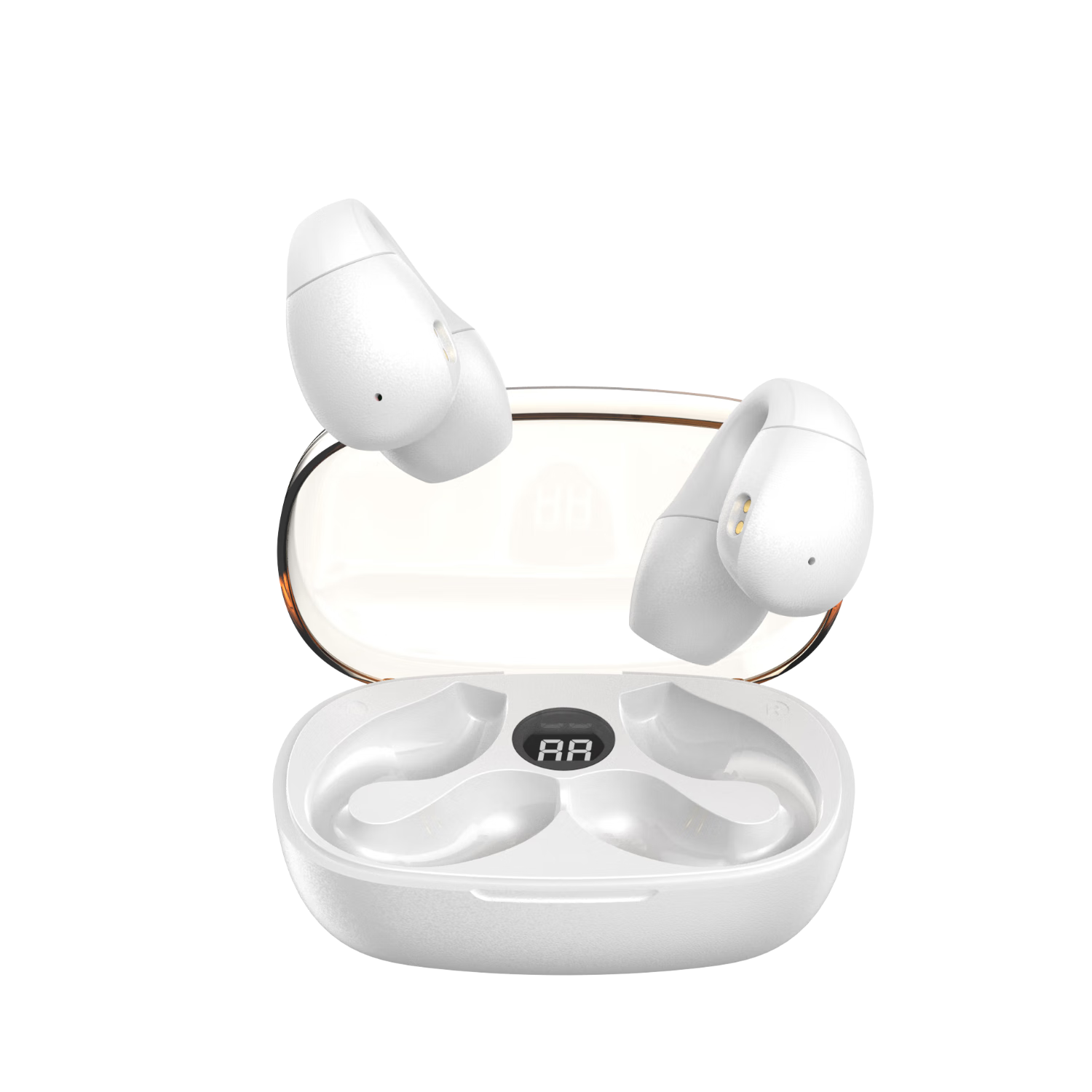 大康dacom 无线蓝牙耳机骨传导概念不入耳运动跑步耳夹开放式迷你通话降噪 