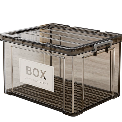 佳帮手 大容量透明收纳箱 家用衣柜衣物塑料盒子 玩具后备箱 收纳盒子 6.66