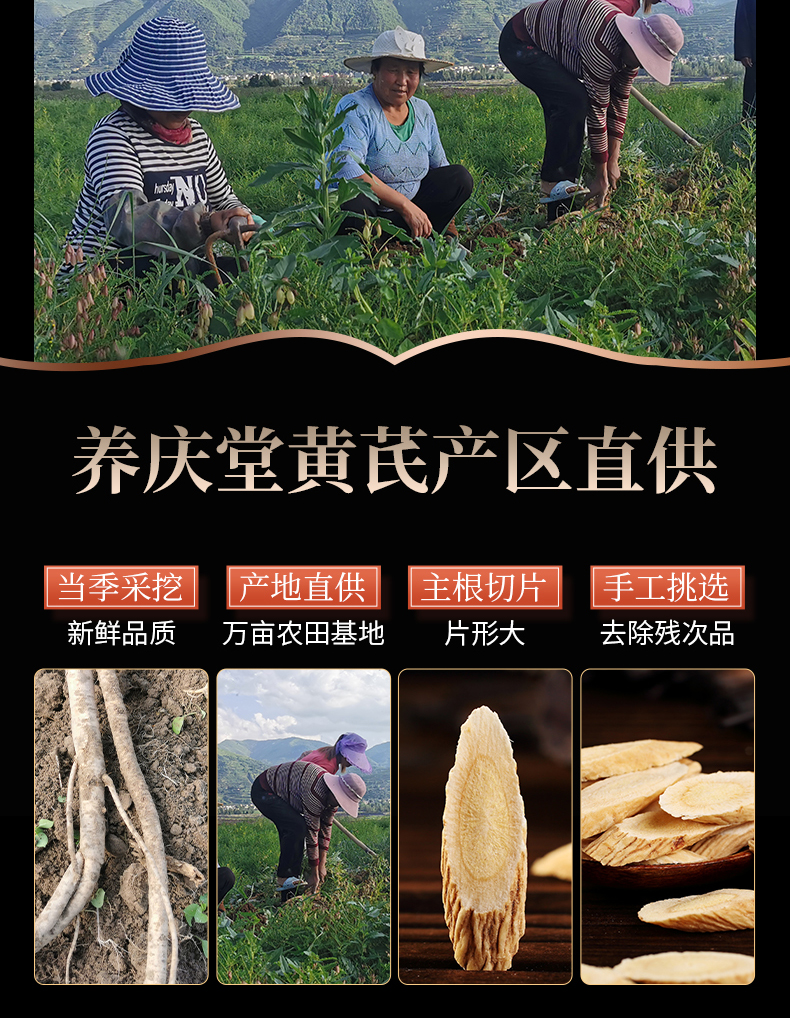 降三高保护心脏 500g 养庆堂 甘肃野生特级黄芪片 券后14.8元包邮 买手党-买手聚集的地方