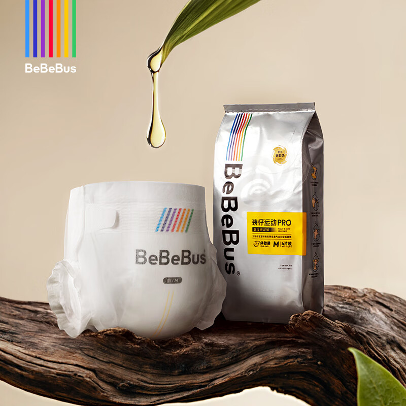 bebebus 纸尿裤 L、4片、9-14kg 19.7元(需领券,合6.57元/件)