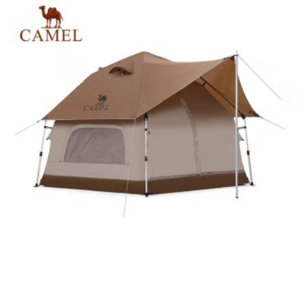 骆驼（CAMEL）户外露营蘑菇屋帐篷3-4人 1142253030，浅摩卡 344.3元包邮（双重优