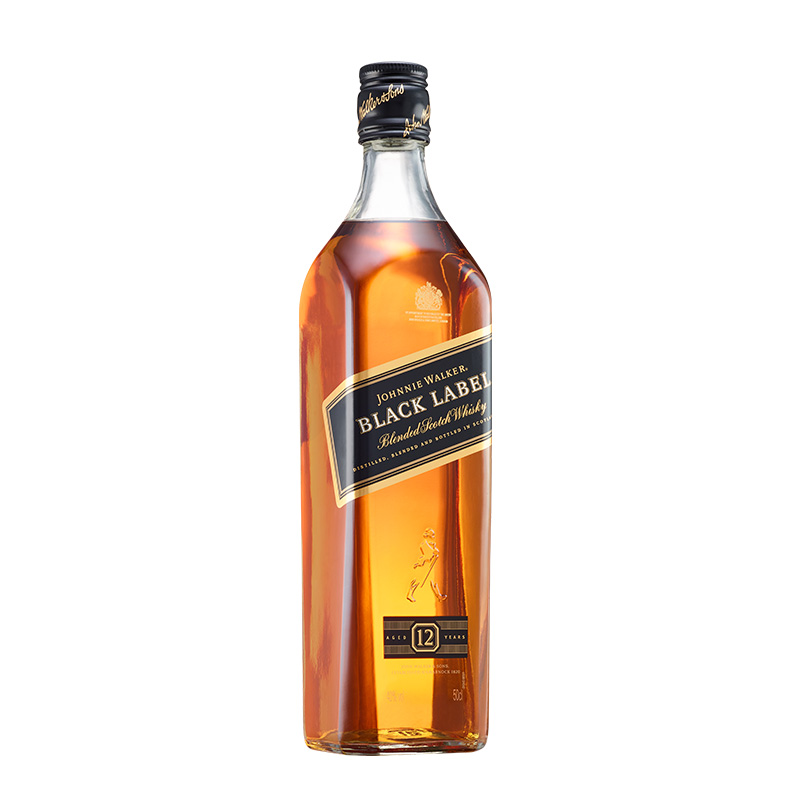 JOHNNIE WALKER 尊尼获加 12年 黑牌 调和 苏格兰威士忌 40%vol 500ml 112元