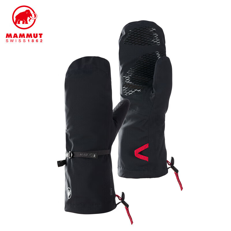 plus会员：MAMMUT 猛犸象 Shell 男女同款户外登山手套 1190-00030 379元 包邮 （一