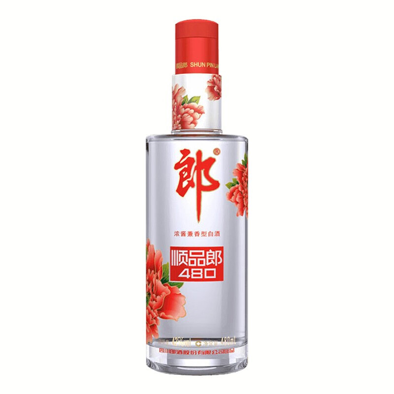 88VIP：LANGJIU 郎酒 顺品480（红） 45%vol 兼香型白酒 480ml*1瓶 37.05元