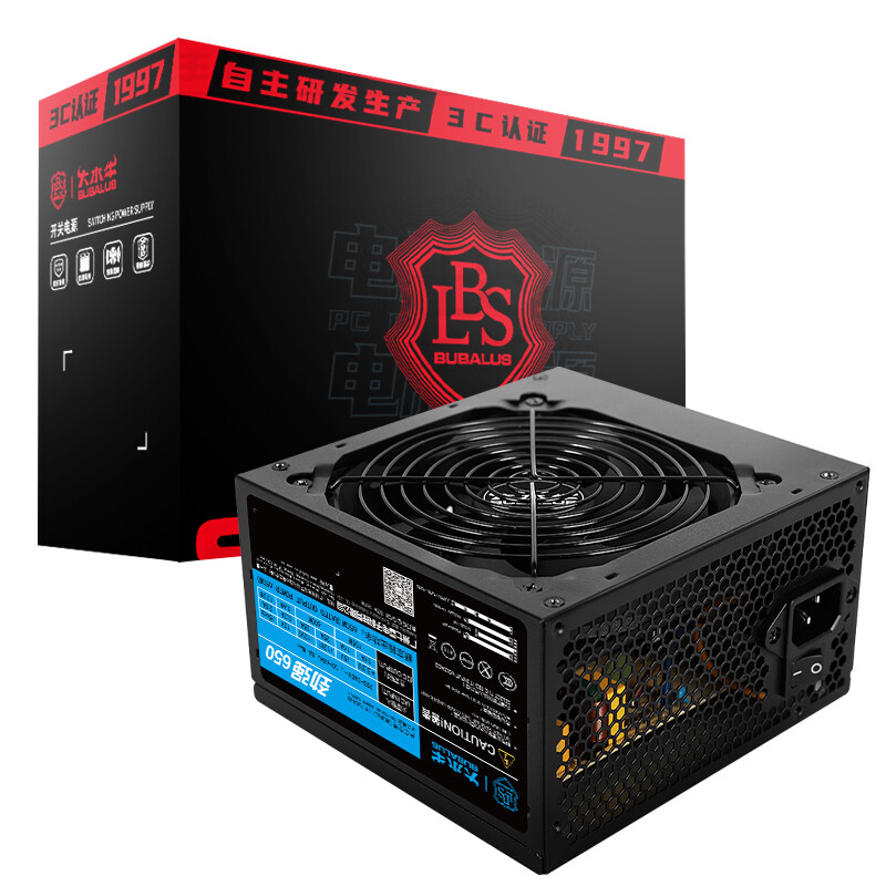 BUBALUS 大水牛 劲强 650 非模组ATX电源 650W 169元