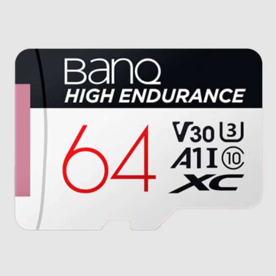 PLUS：BANQ 64GB TF存储卡 17.8元（双优惠后）