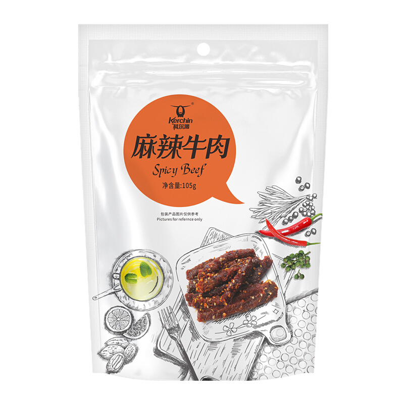 Kerchin 科尔沁 麻辣牛肉 105g 9.68元（需用券）