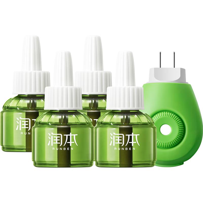 润本 【推荐】电热蚊香液 4液+1器 22.9元（需用券）