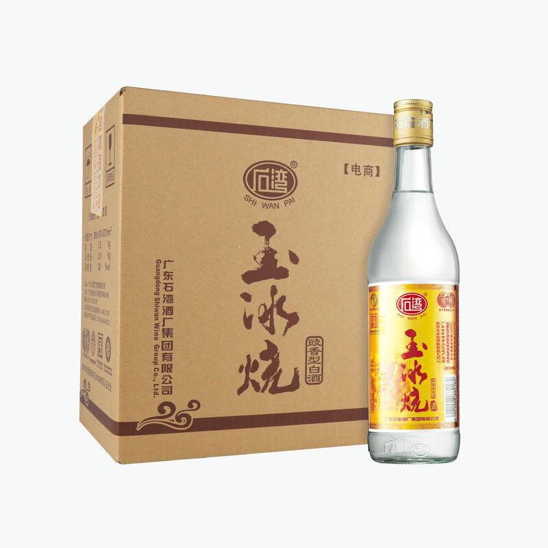 石湾 SHI WAN PAI 玉冰烧 29%vol 纯粮白酒 500ml*6瓶 108.8元