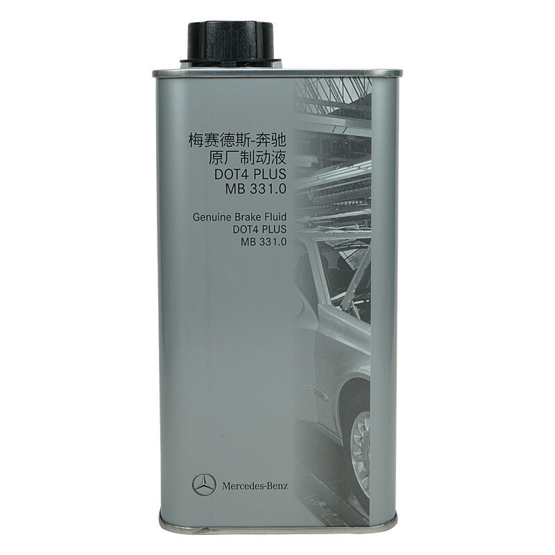 Mercedes-Benz 奔驰 benz） 原厂刹车油/制动液/刹车液/全系通用 单瓶装 1L（人工