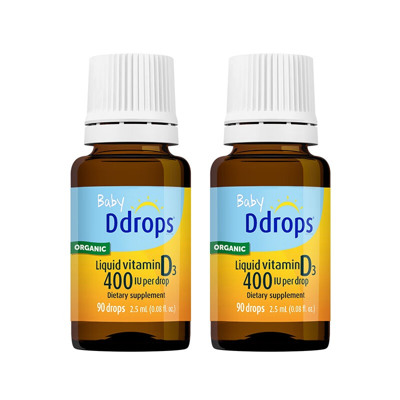 Ddrops 维生素D3滴剂400IU 营养搭档 400IU 79.2元