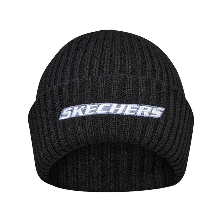 SKECHERS 斯凯奇 男女款时尚针织帽翻边帽檐毛线帽 69元