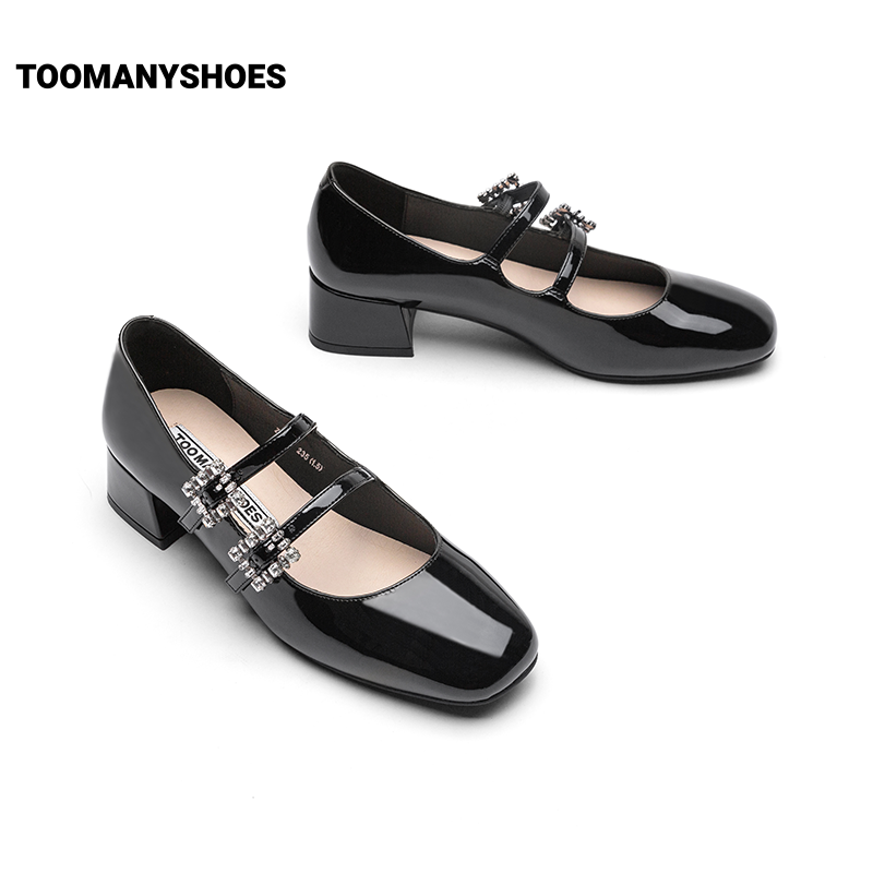 TOOMANYSHOES 女士玛丽珍鞋 TE6ZAD59DU1AQ4 239元（需用券）