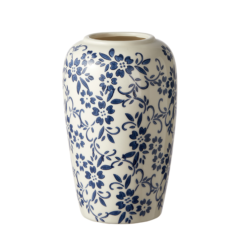 家装季：兰泽 新中式高级感青花瓷复古花瓶 小号 32.6元（双重优惠）