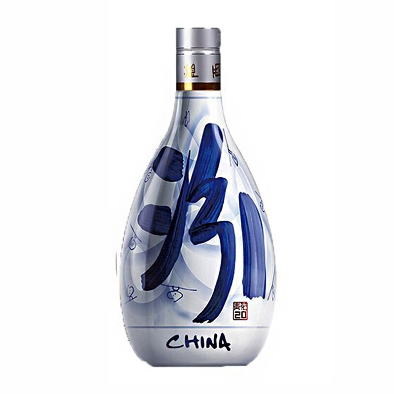 汾酒 青花20 53%vol 清香型白酒 500ml 单瓶装光瓶 369.6元