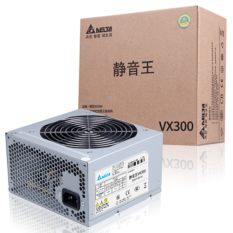 台达 VX300 白牌（80%）非模组ATX电源 300W 188.9元