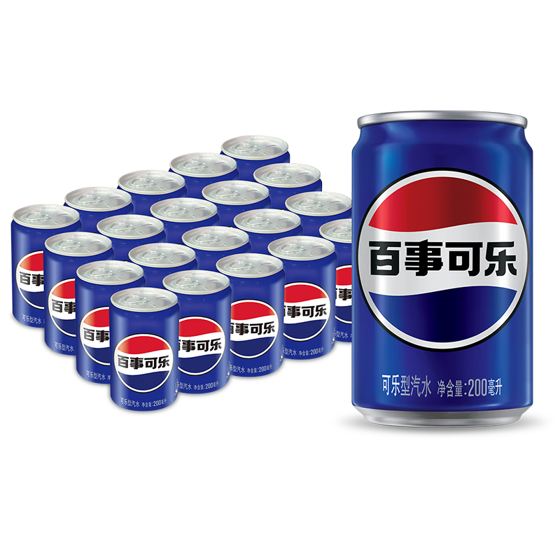 pepsi 百事 可乐 迷你罐200ml*20听 34.24元（需买3件，共102.73元）