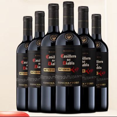 Casillero del Diablo 红魔鬼 黑金系列红葡萄酒750ml 整箱装 304.51元 （需用券）