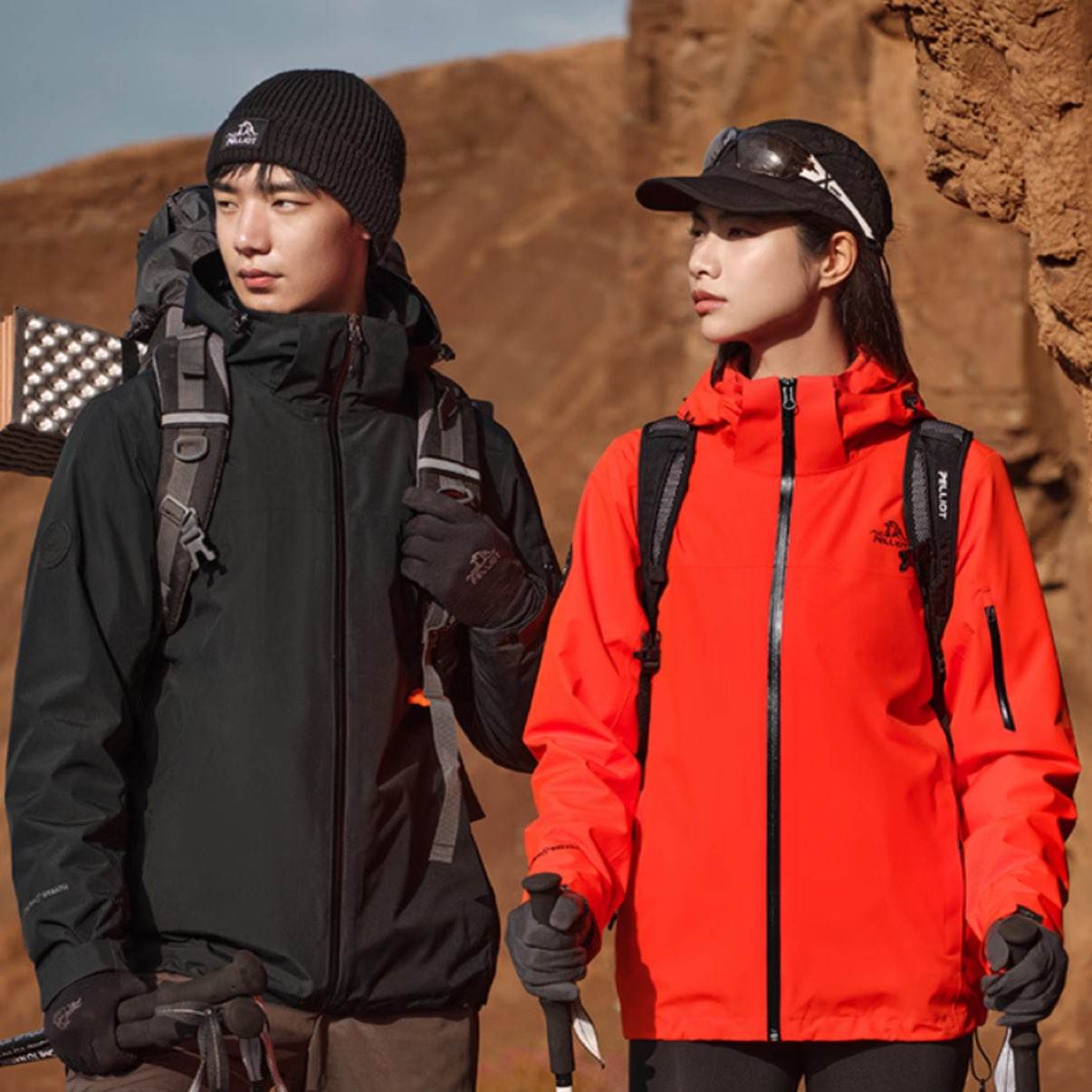 伯希和 Pelliot 追风 冲锋衣 三合一 男女款 多色可选 379元(需领券)