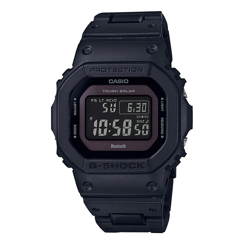 PLUS会员：CASIO 卡西欧 G-SHOCK经典系列 42.8毫米太阳能电波腕表 GW-B5600BC-1B 872.0