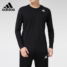adidas 阿迪达斯 长袖T恤男装2020冬季新款健身衣训练运动服套头衫GM5039_998 106
