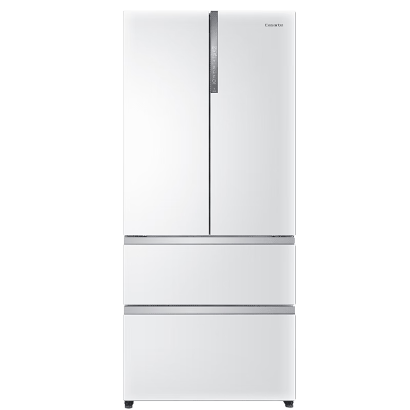 618预售、PLUS会员：Casarte 卡萨帝 555升 纯白系列 法式多门 嵌入式白色冰箱 