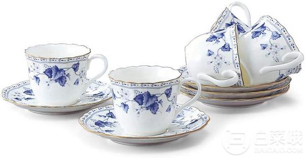 Narumi 鸣海 Solaria索拉利亚系列 骨瓷茶/咖啡杯碟套装*5组 8128-21286P折后433.69元（需用码）