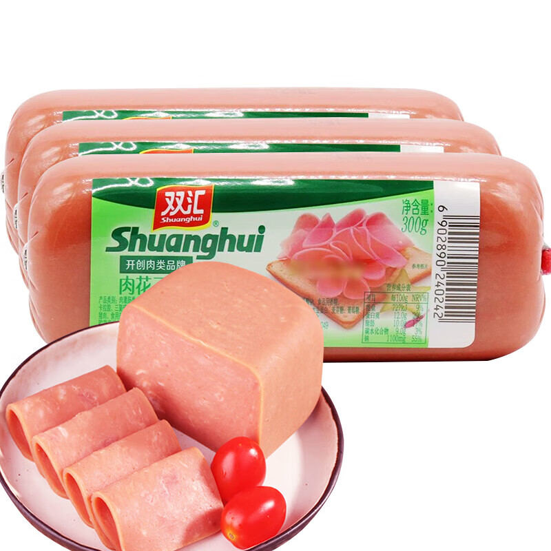 Shuanghui 双汇 肉花三文治香肠 300g*2支 9.9元包邮（需用券）