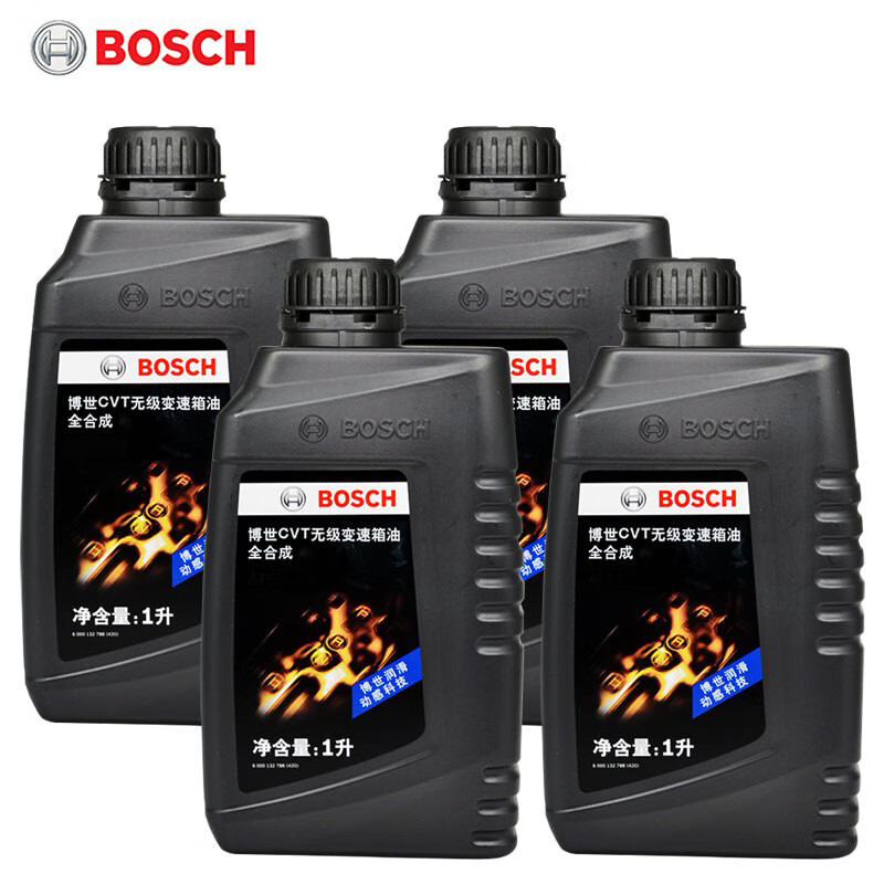 移动端、京东百亿补贴：BOSCH 博世 无级变速箱油CVT自动波箱油 4L 312.84元