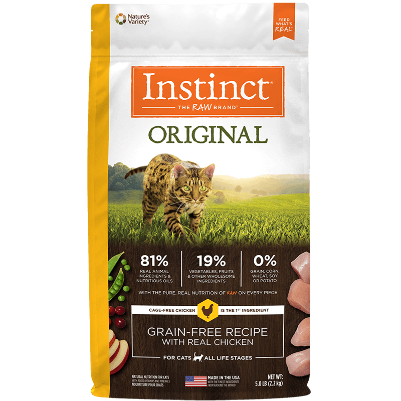 PLUS会员：Instinct 百利 经典无谷系列 鸡肉全阶段猫粮 2.2kg 164.6元（需用券）