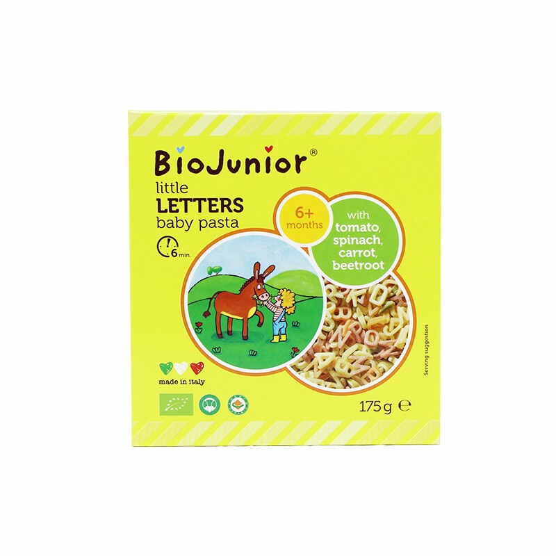 BioJunior 碧欧奇 有机婴幼儿意面 小字母 175g 15.96元