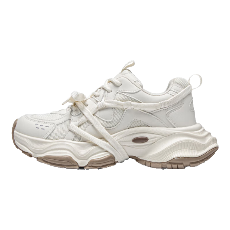 卡帕 女鞋百搭老爹鞋女2025秋冬轻便休闲鞋软底增高运动鞋子女 韩国白 39 309