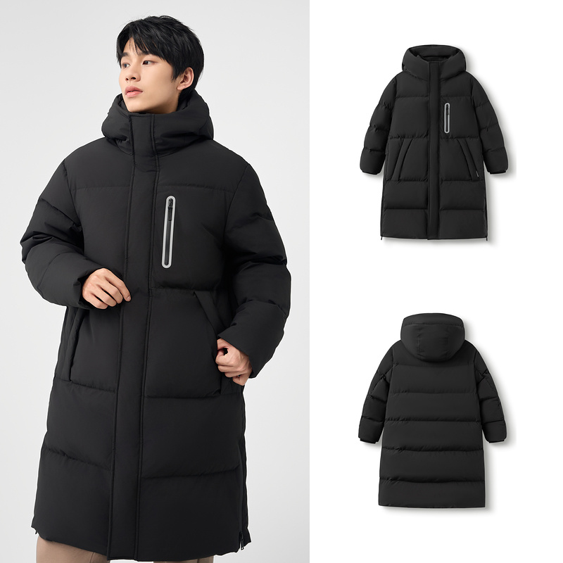 移动端：巴拉巴拉 羽绒服连帽外套男女加厚保暖情侣户外防寒冬装上衣潮上