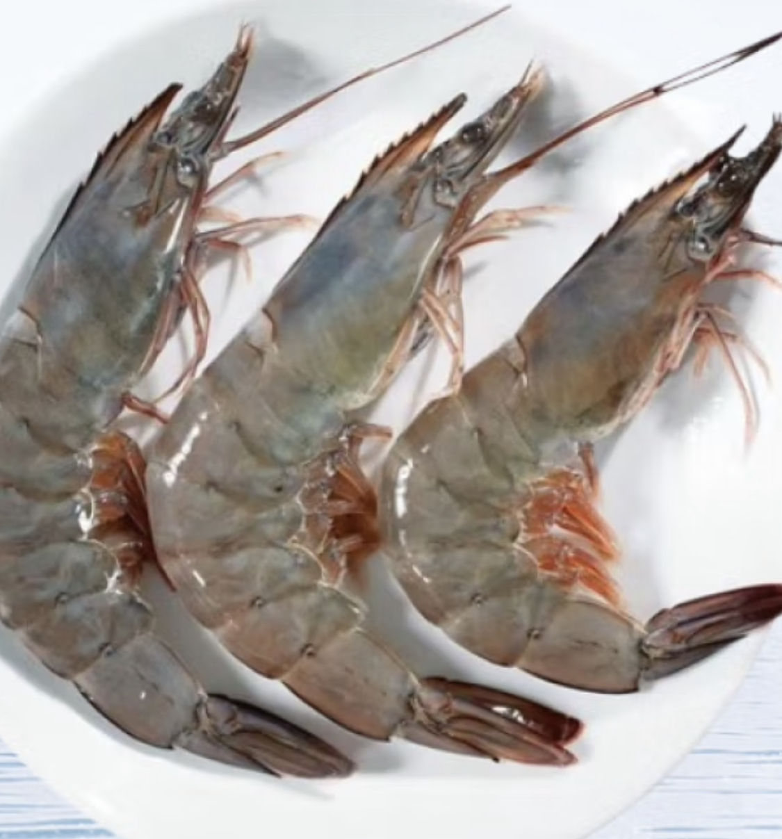 PLUS会员:京东超市海外直采 厄瓜多尔白虾（40/50规格）（20-25只/盒） 净重500g