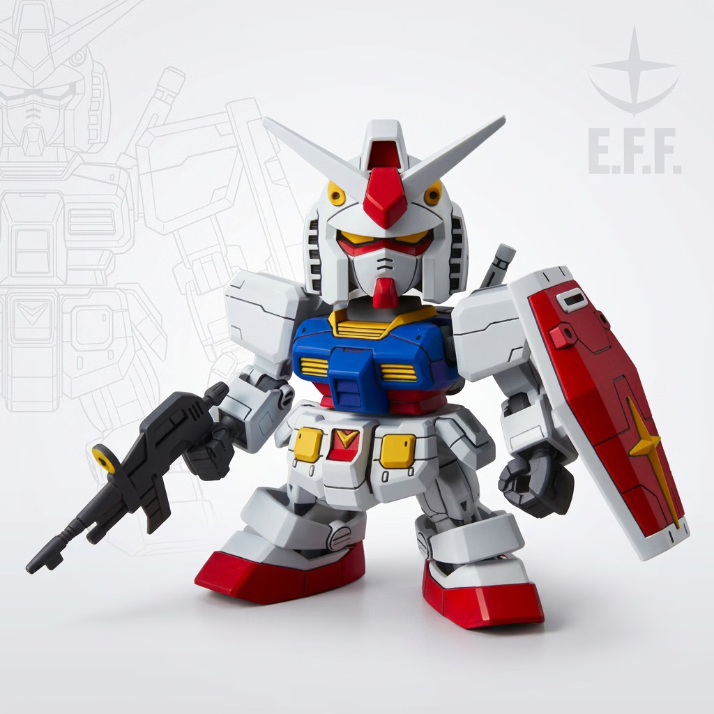 万代 SDEX-STANDARD RX-78-2 高达拼装模型 16.6元
