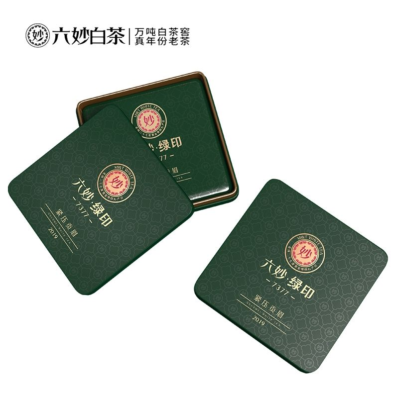 六妙 白茶7377绿印2019年贡眉福鼎白茶盒装30g 32.77元（需用券）