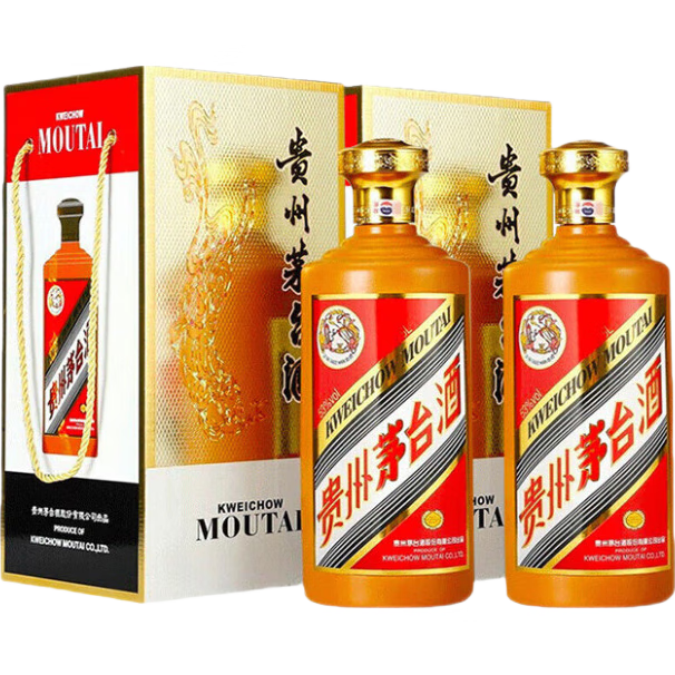 Plus会员：MOUTAI 茅台 金桂叶 酱香型白酒 53度 2.5L*2瓶 整箱装 35639.01元