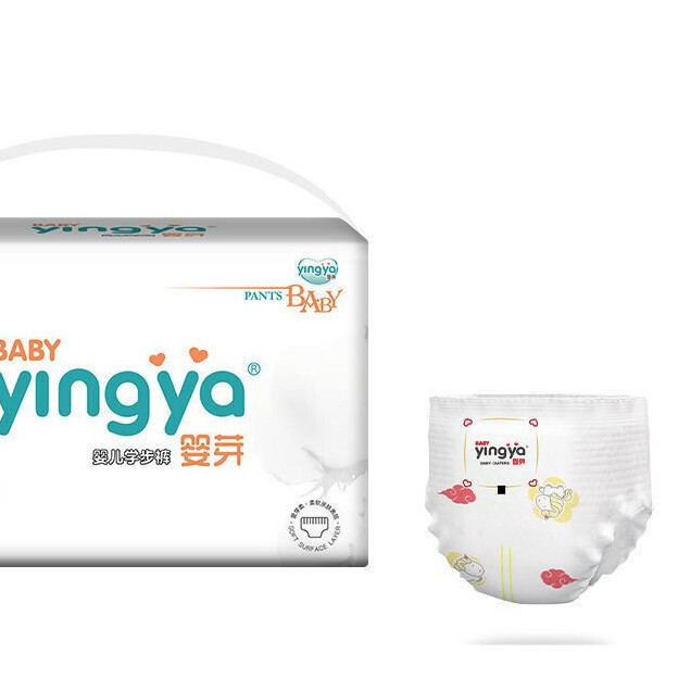 yingya 婴芽 拉拉裤XXL码2包88片 婴儿超薄干爽尿不湿透气尿裤 59.9元