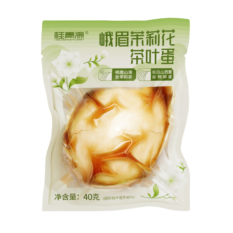 桂青源 早餐茶叶蛋卤蛋茉莉花 40g*15颗 10.29元