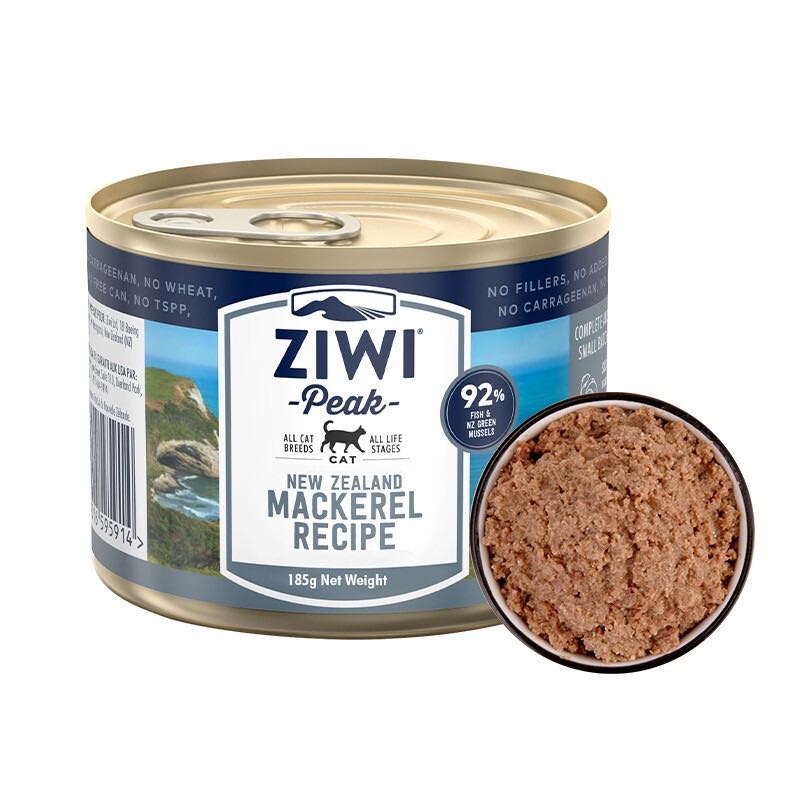 88VIP：ZIWI 滋益巅峰 牛羊等多口味猫主粮湿粮全龄猫罐头6罐185g 90元（需用券