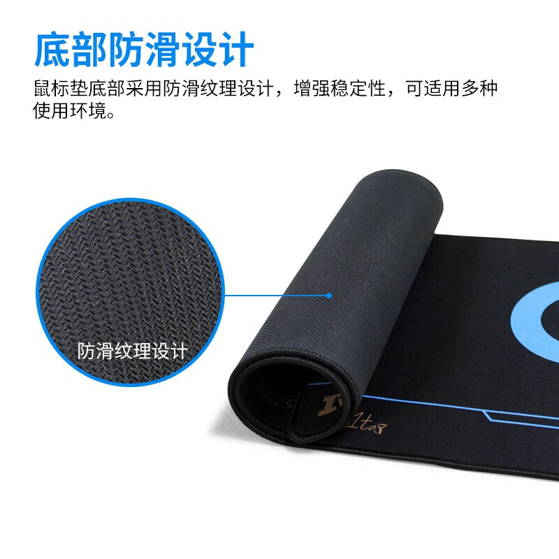 罗技 加大锁边电竞鼠标垫 900mm*400mm 黑色 12.9元 - 86线报
